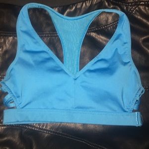 Baby blue sports bra in perfect condition